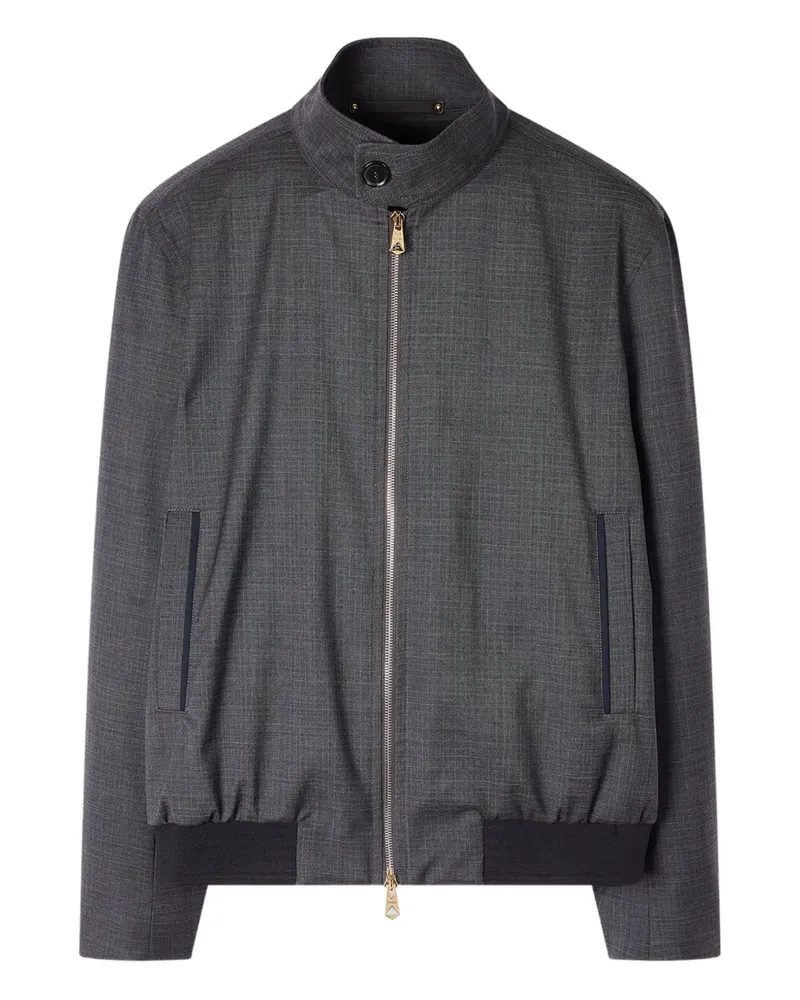 Paul Smith Bomberjacke mit Karomuster - Grau Grau