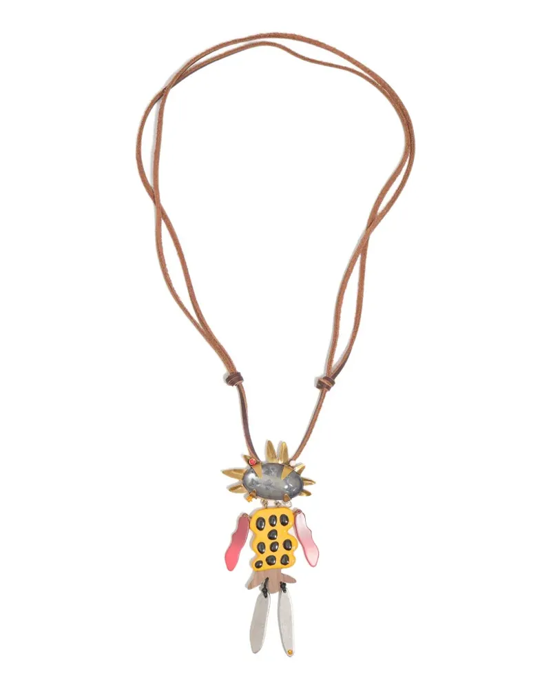 BIMBA Y LOLA Halskette mit Dancer-Anhänger - Gold Gold