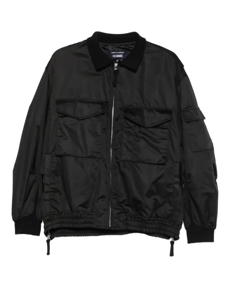Comme des Garçons chest-pocket bomber jacket - Schwarz Schwarz