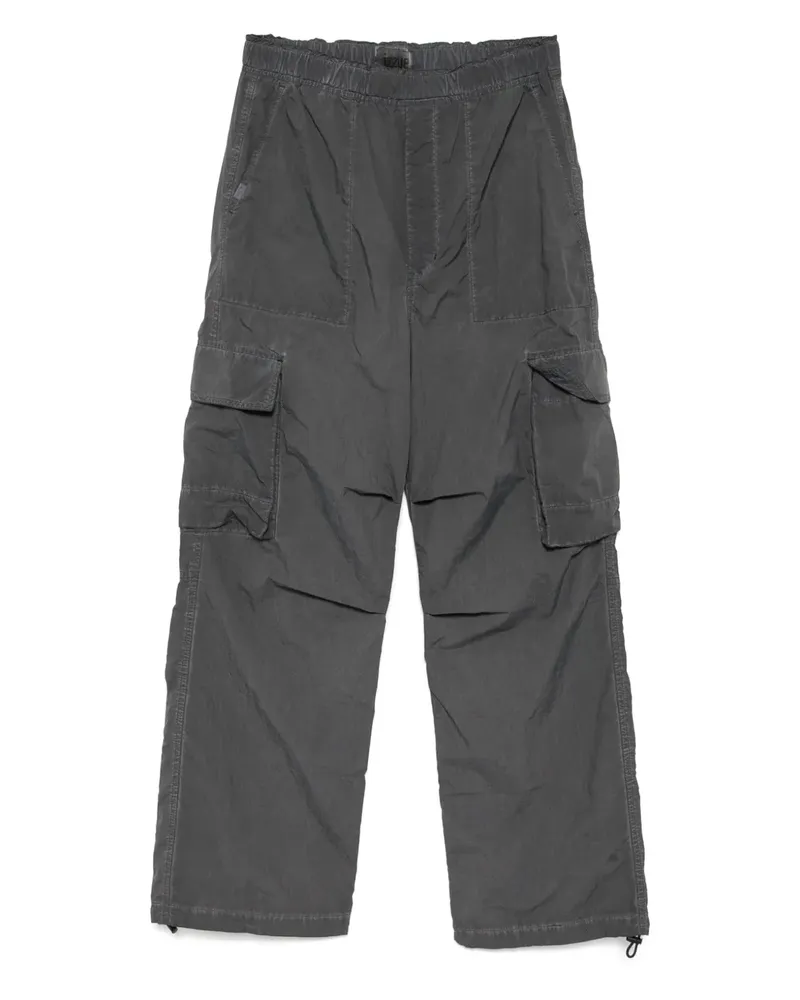 Izzue Cargohose mit Logo-Patch - Grau Grau