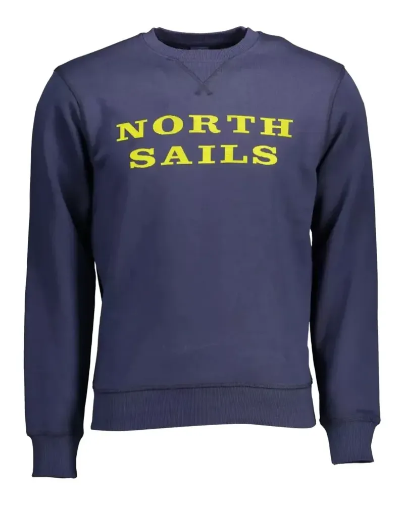 North Sails crew-neck cotton sweatshirt - Blau Blau