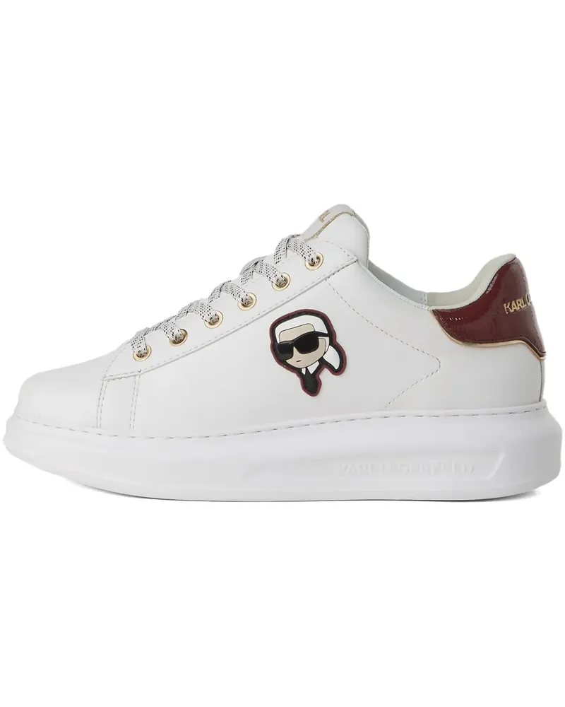 Karl Lagerfeld Sneakers aus Leder - Weiß Weiß
