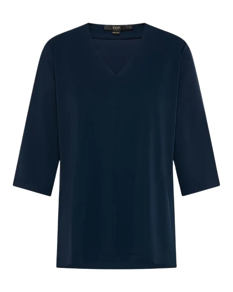 Seventy V-neck three-quarter sleeve sweater - Blau Blau