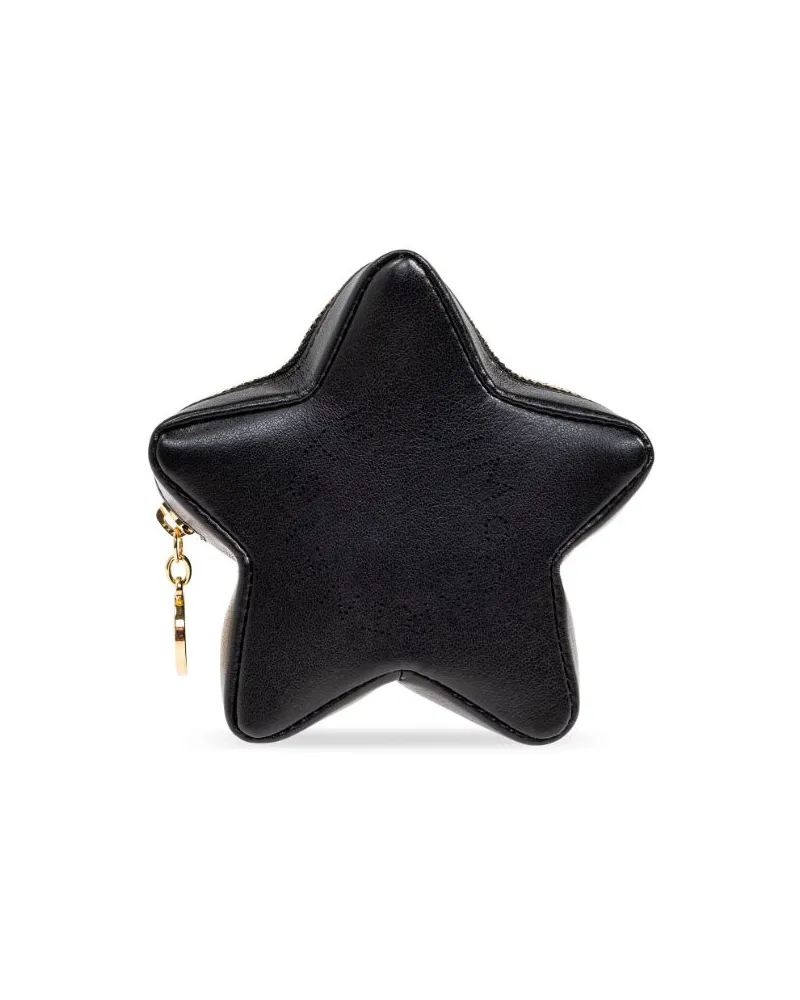 Stella McCartney Logo Star Portemonnaie - Schwarz Schwarz
