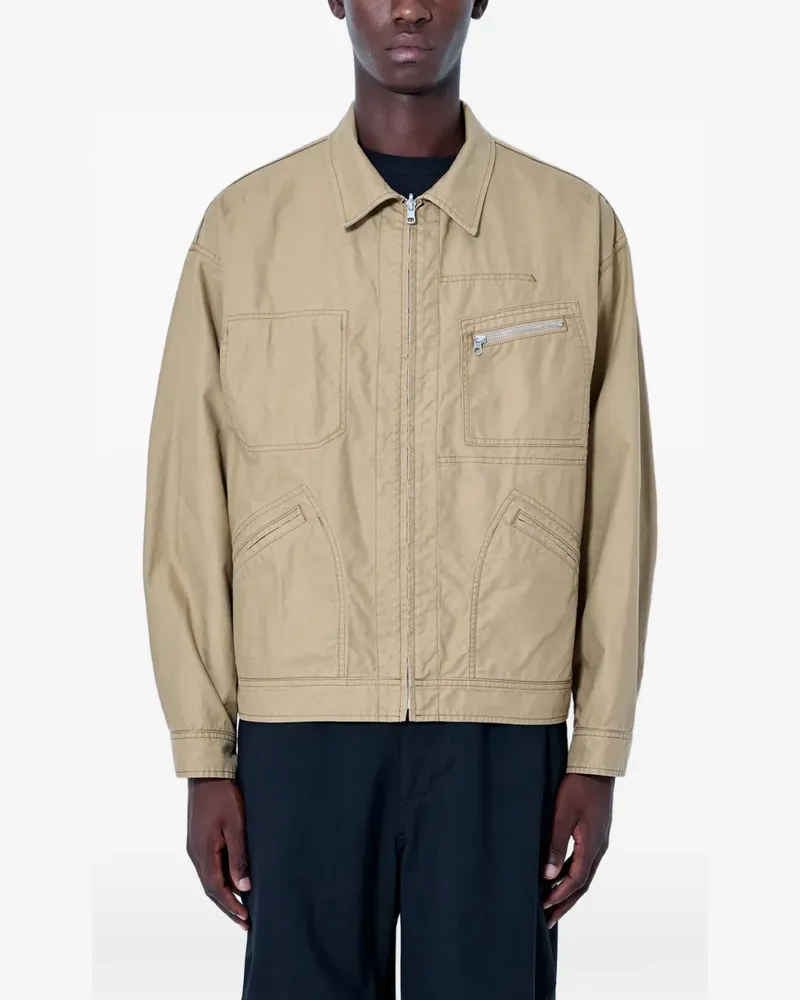 Comme des Garçons Jacke im Utility-Look - Nude Nude