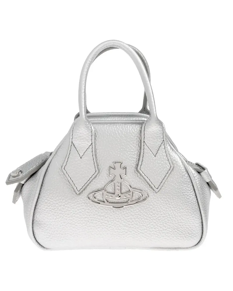Vivienne Westwood Mini Yasmine Orb Tote Bag - Silber Silber