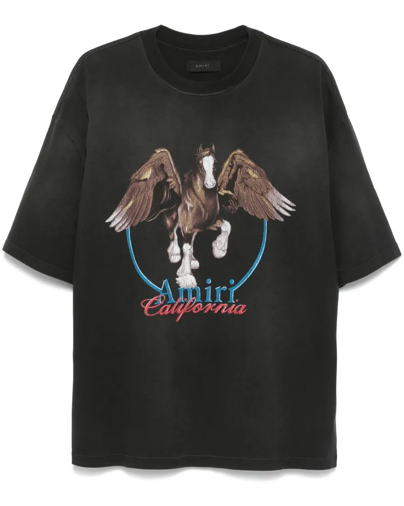 Amiri Pegasus T-Shirt - Schwarz Schwarz