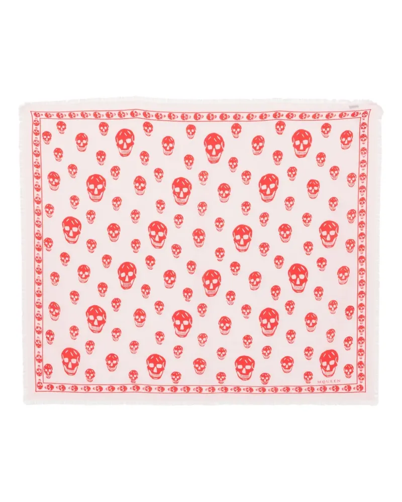 Alexander McQueen Classic Skull Schal - Rosa Rosa