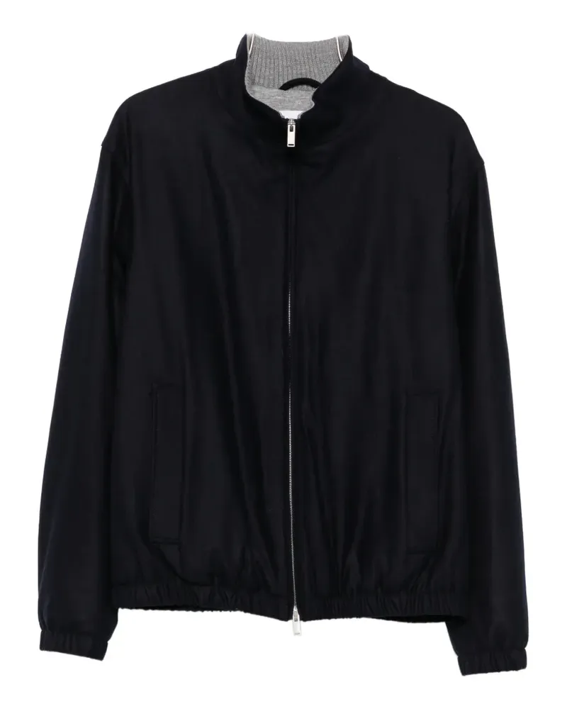 LARDINI zip-up bomber jacket - Blau Blau