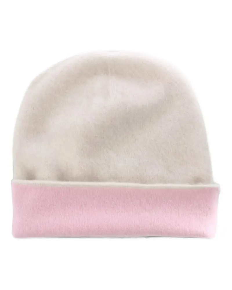 Frenckenberger Wendbare Beanie - Weiß Weiß