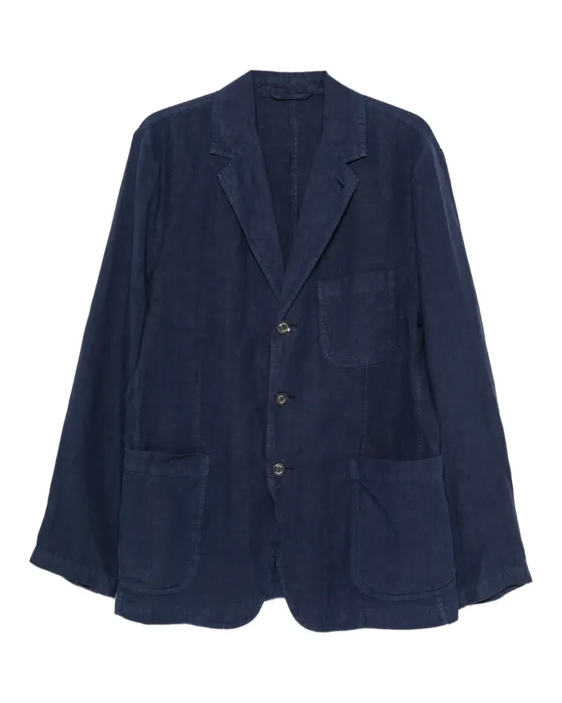 ASPESI Samuraki pocket single-breasted blazer - Blau Blau
