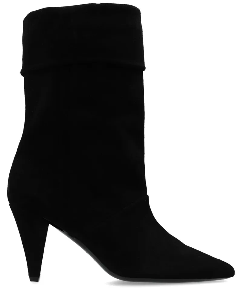 IRO Lolo Wildlederstiefel Schwarz