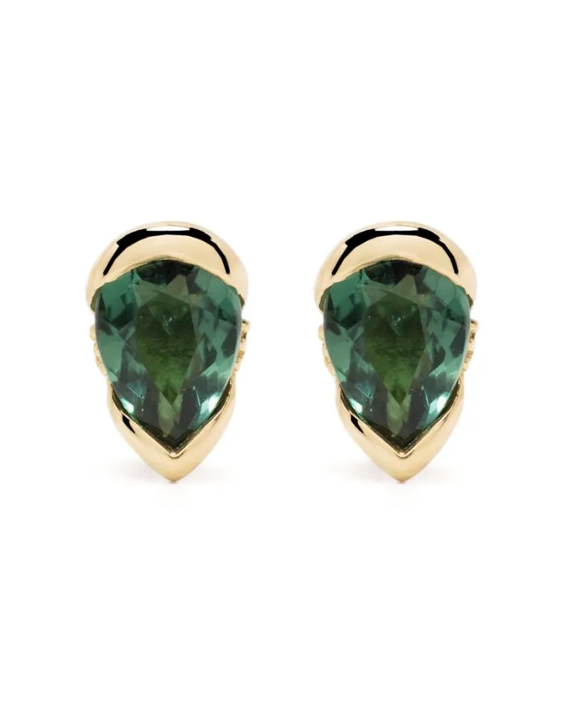 Fernando Jorge 18kt Gelbgoldohrringe mit Diamanten und Turmalin Gold
