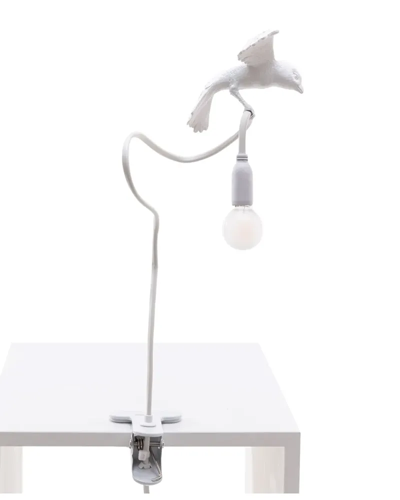 Seletti x Marcantonio Raimondi Malerba Sparrow Tischlampe - Weiß Weiß