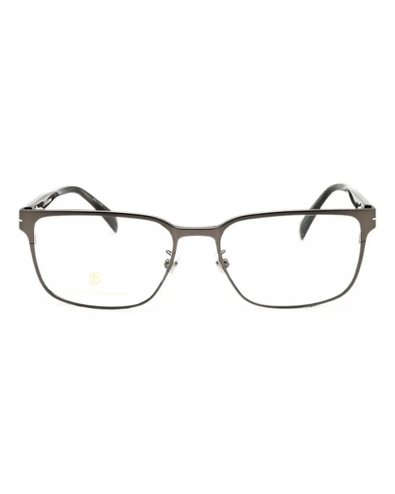 EYEWEAR by DAVID BECKHAM rectangle-frame glasses - Grau Grau