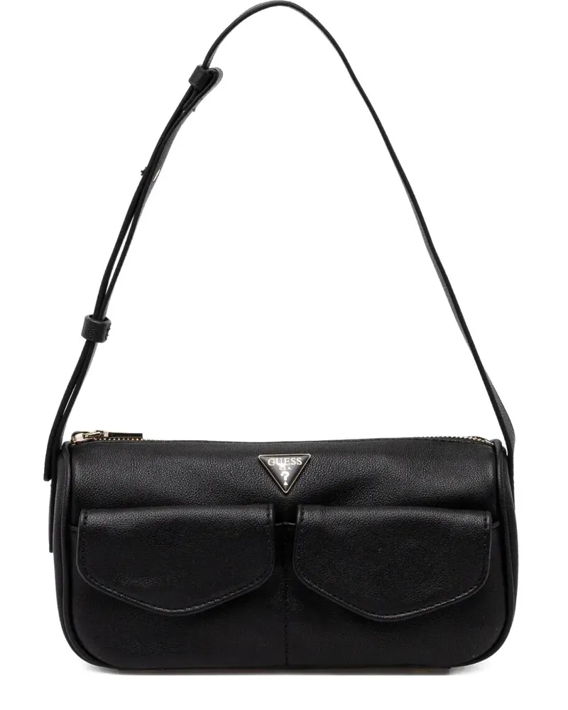 Guess Kleine Waldena Schultertasche - Schwarz Schwarz