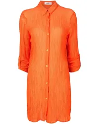 Amir Slama Hemdkleid mit Finish Orange