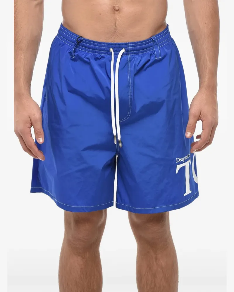 Dsquared2 Badeshorts mit Kordelzug - Blau Blau