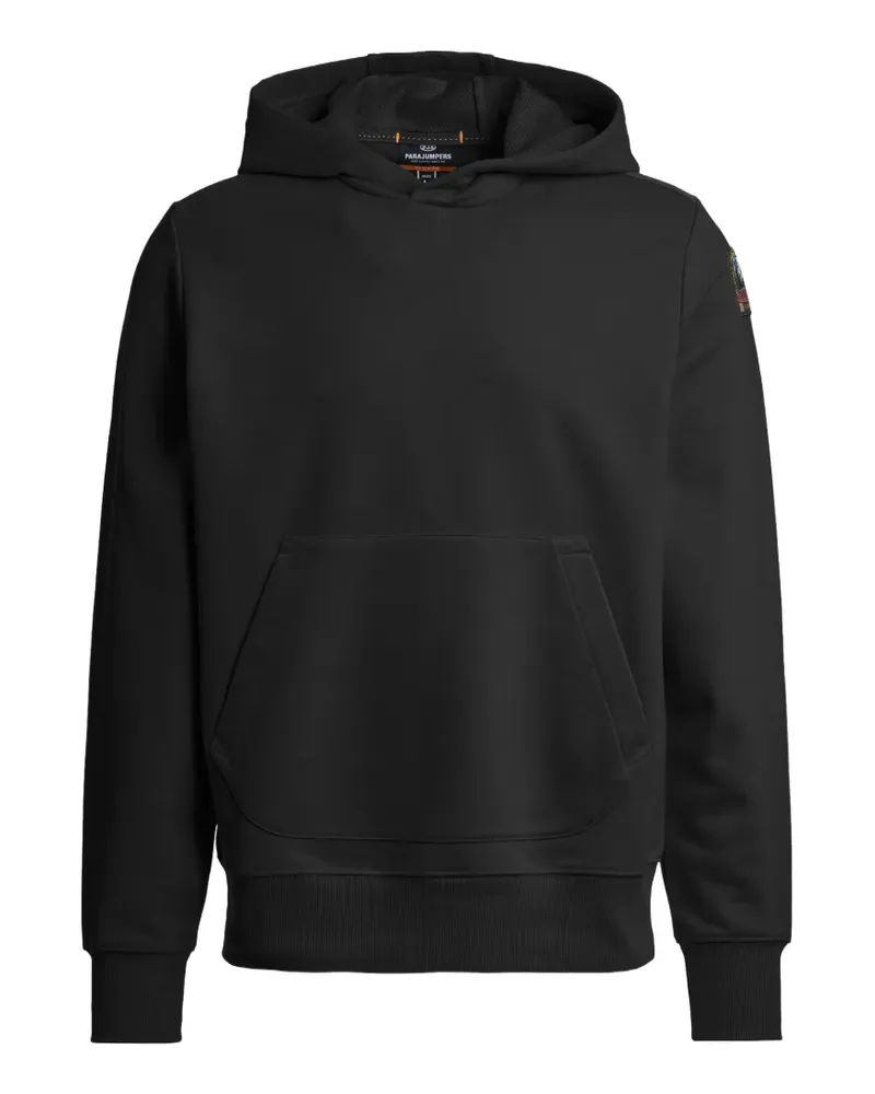 Parajumpers logo-patch hoodie - Schwarz Schwarz