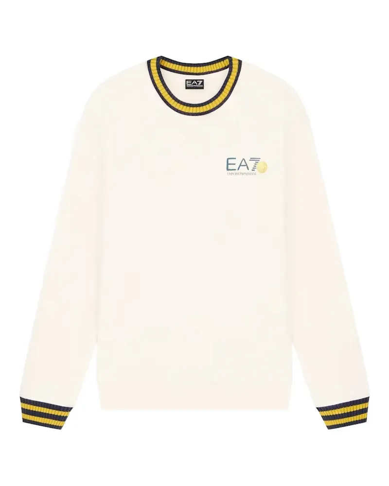 EA7 T-Shirt mit grafischem Print - Nude Nude