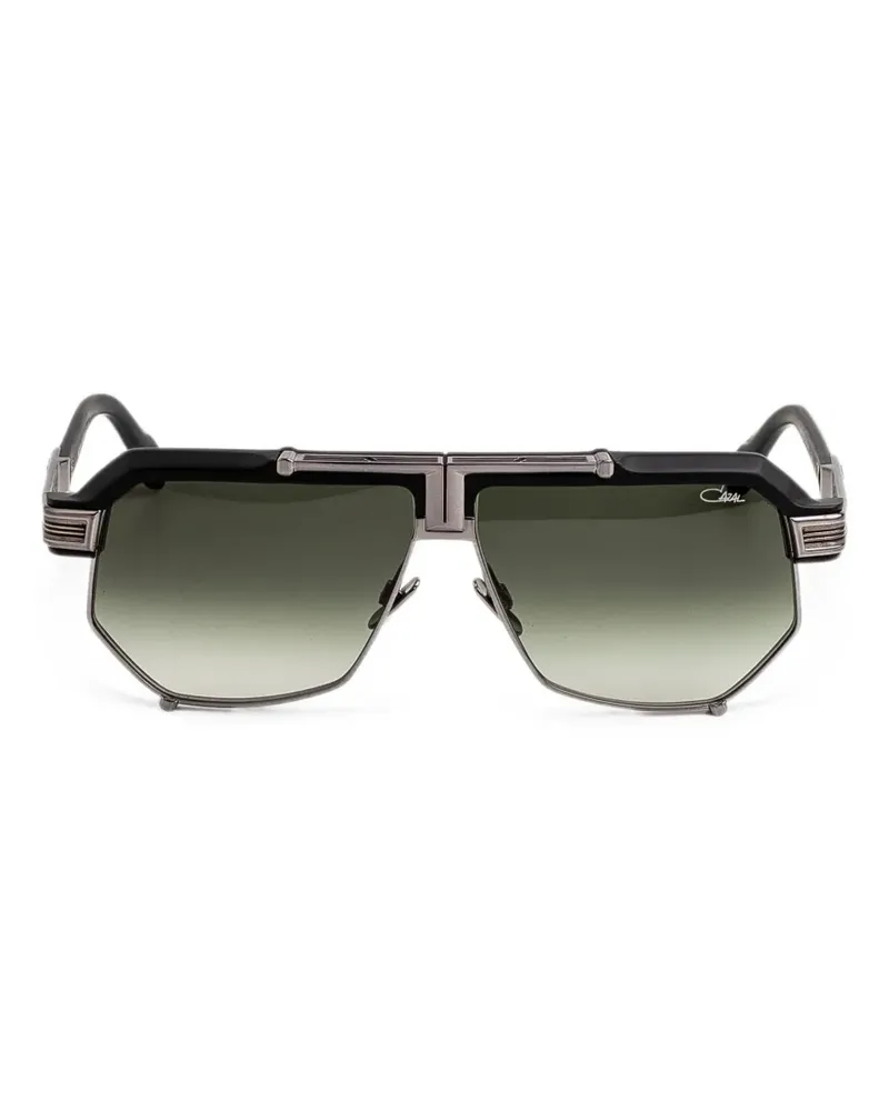 CAZAL 995 Sonnenbrille mit geometrischem Gestell - Schwarz Schwarz
