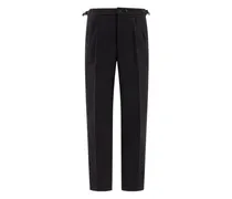 Hose mit Faltendetail - Grau