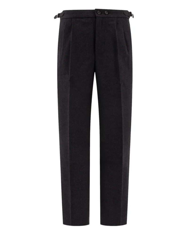 BODE Hose mit Faltendetail - Grau Grau