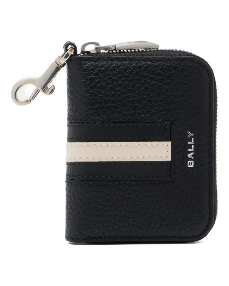 Bally Schlüsseletui aus strukturiertem Leder - Schwarz Schwarz