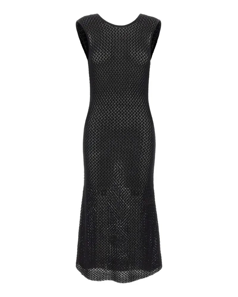 The Garment Tanzania Back openwork knit midi dress - Schwarz Schwarz
