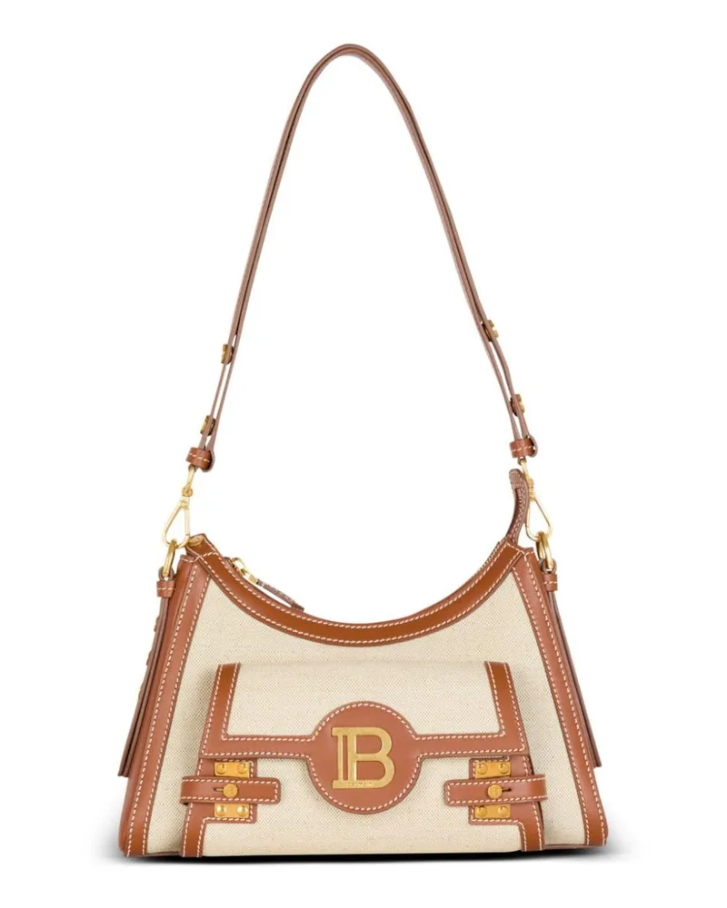 Balmain B-Buzz Schultertasche - Nude Nude