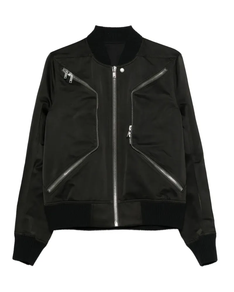 Rick Owens Heizer Flight zipped bomber jacket - Schwarz Schwarz