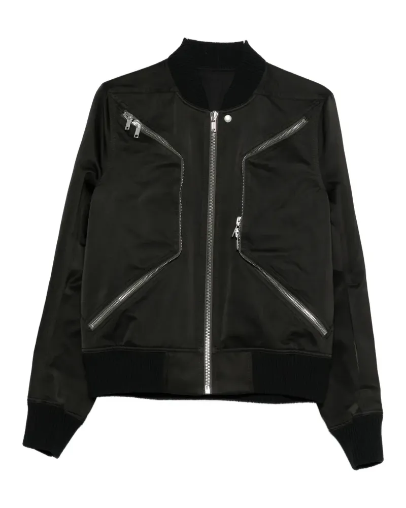 Rick Owens Heizer Flight zipped bomber jacket - Schwarz Schwarz
