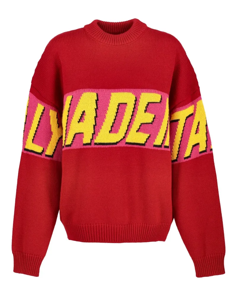 GCDS x Barilla 2019 wool-blend jumper - Rot Rot