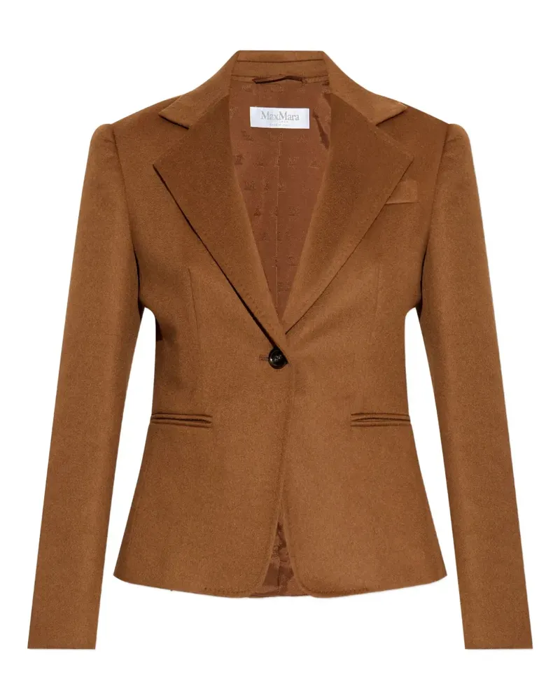 Max Mara Glenn wool blazer - Braun Braun