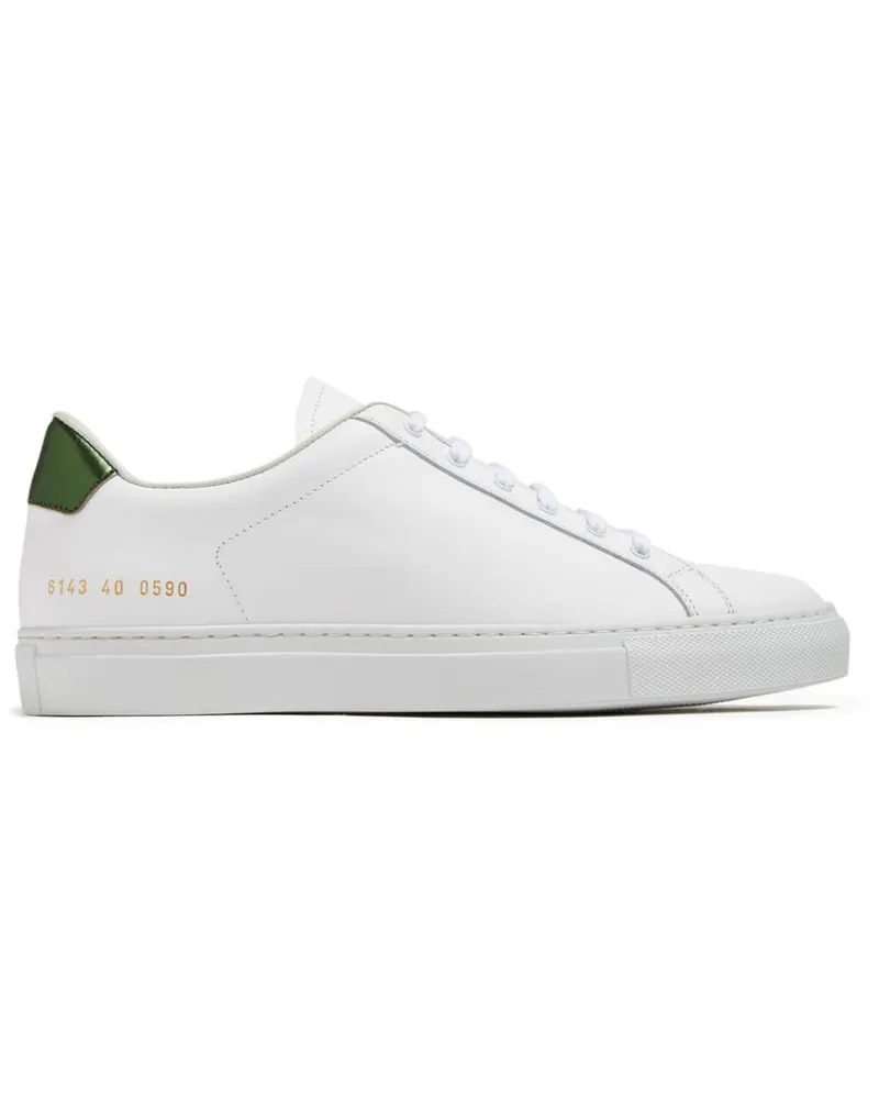 Common Projects Retro Classics Sneakers mit Logo-Stempel Weiß