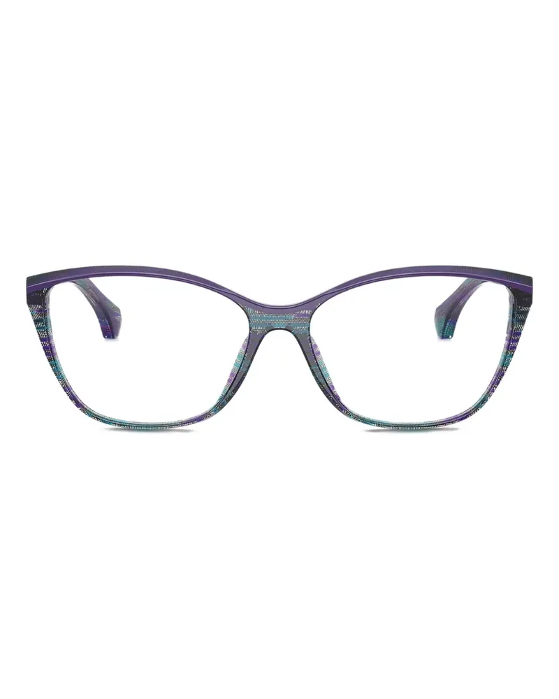 Alain Mikli Gestreifte Cat-Eye-Brille - Violett Violett