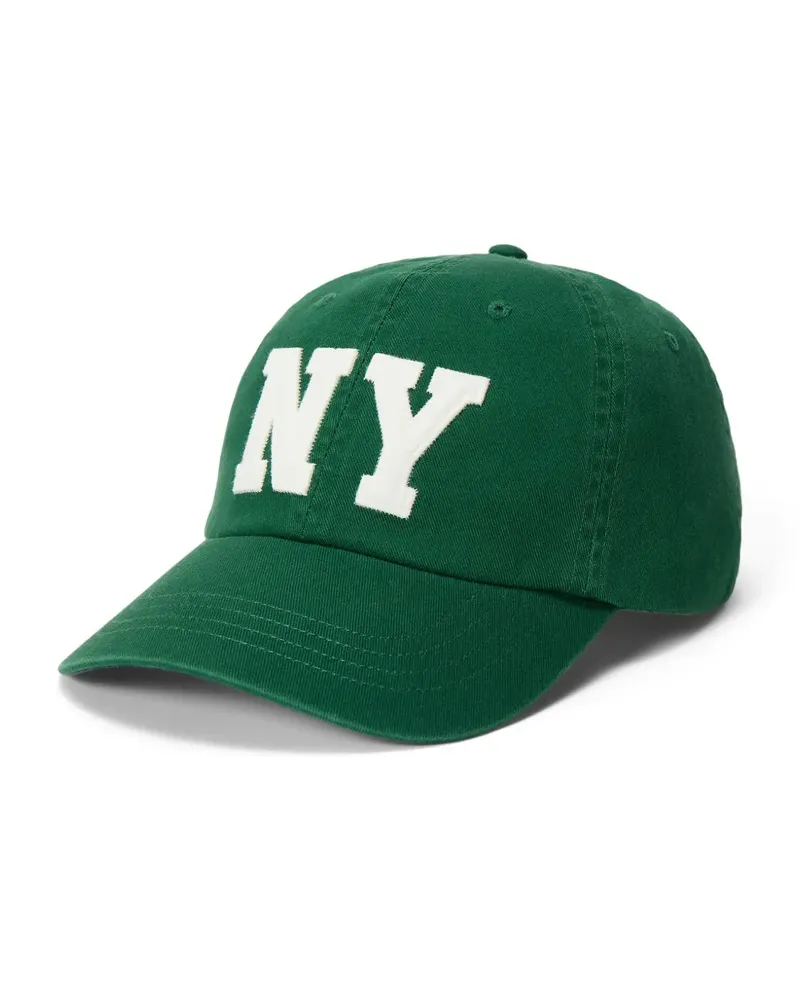 Ralph Lauren appliquéd logo-embroidered cap - Grün Grün