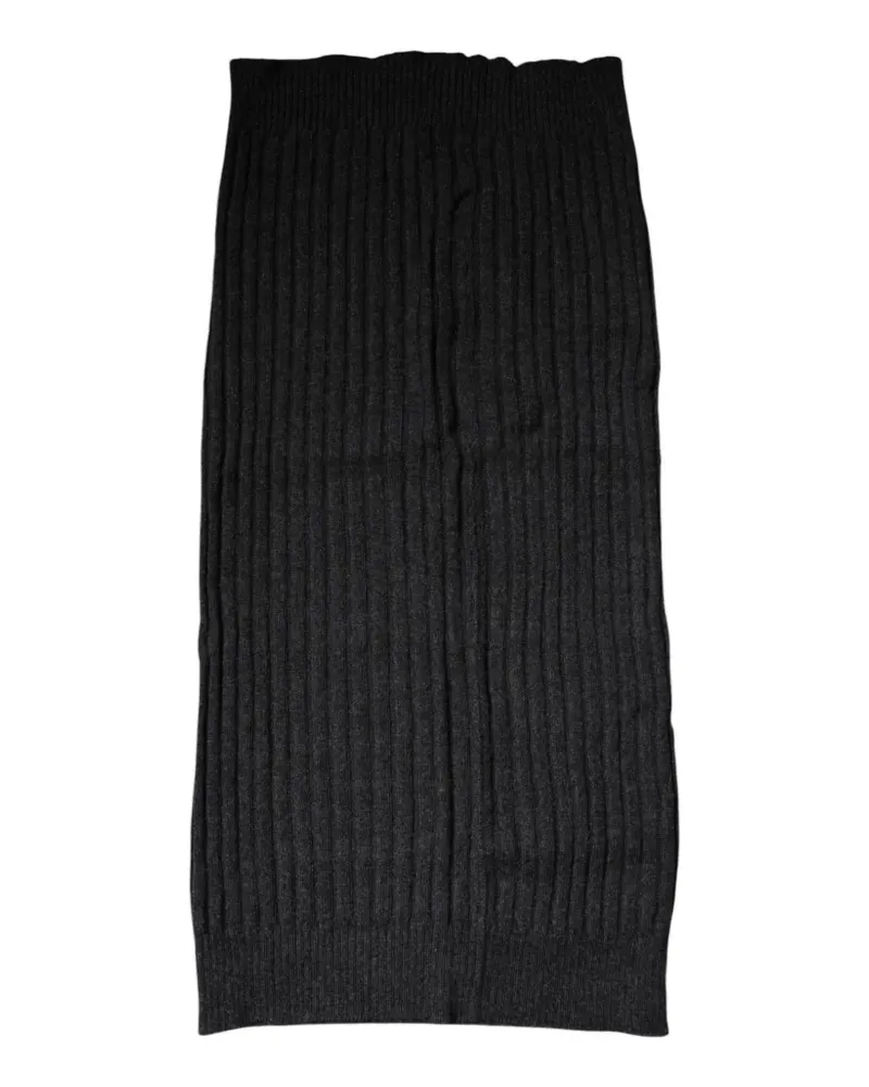 Dolce & Gabbana Gerippter Strickschal - Grau Grau