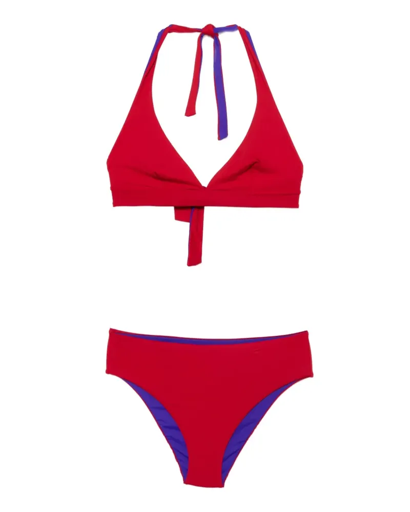 FISICO-Cristina Ferrari triangle two-piece bikini - Rot Rot