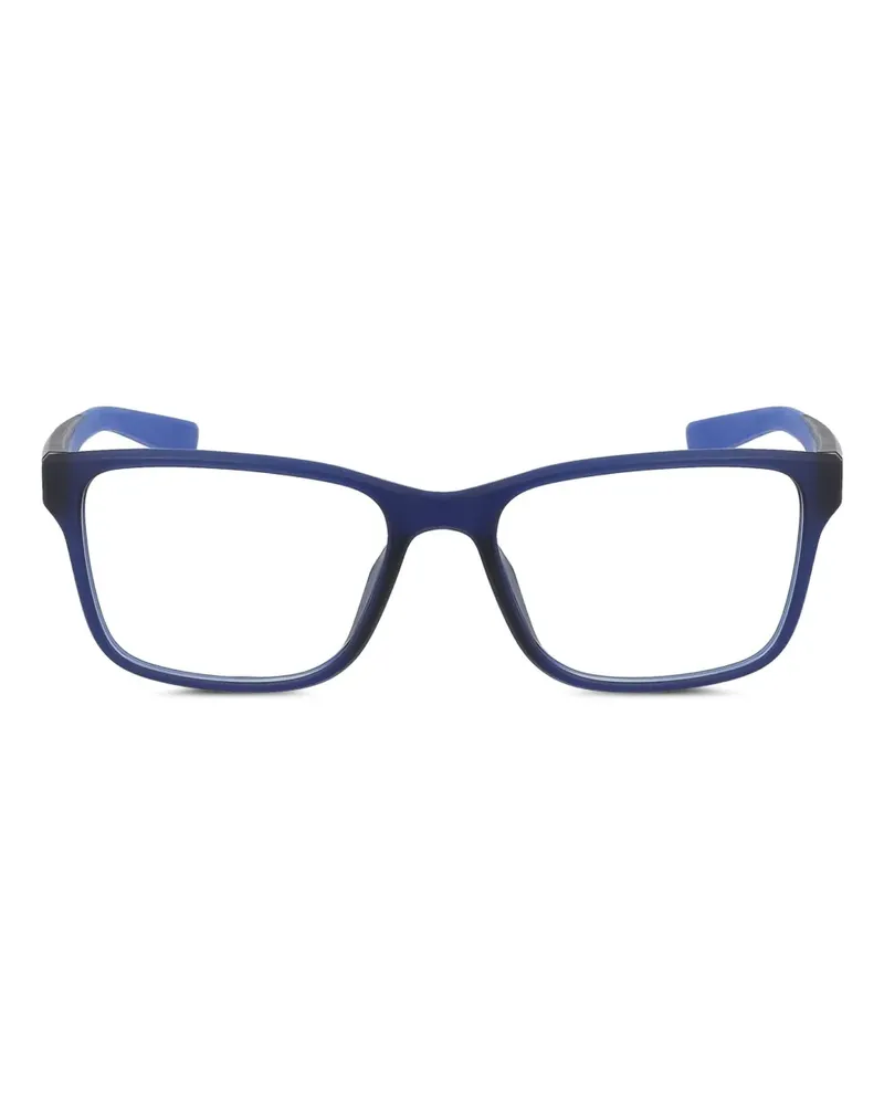 Nike Brille mit eckigem Gestell - Blau Blau