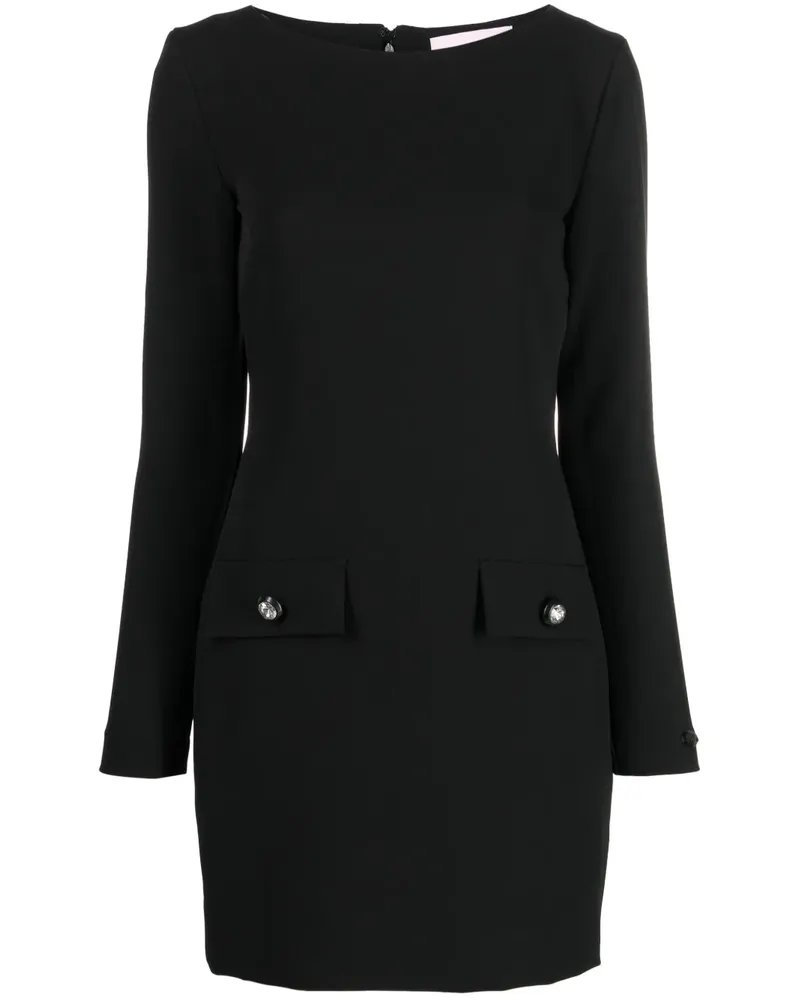 Chiara Ferragni Langärmeliges Minikleid - Schwarz Schwarz