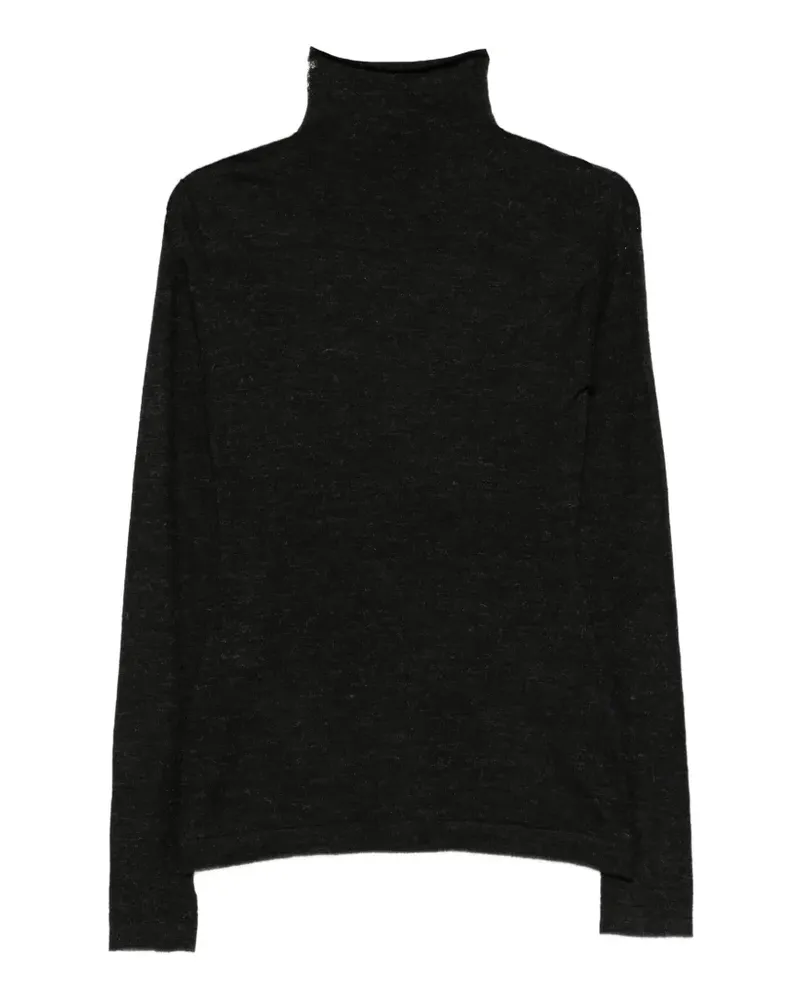 Lauren Manoogian Pullover mit Stehkragen - Schwarz Schwarz