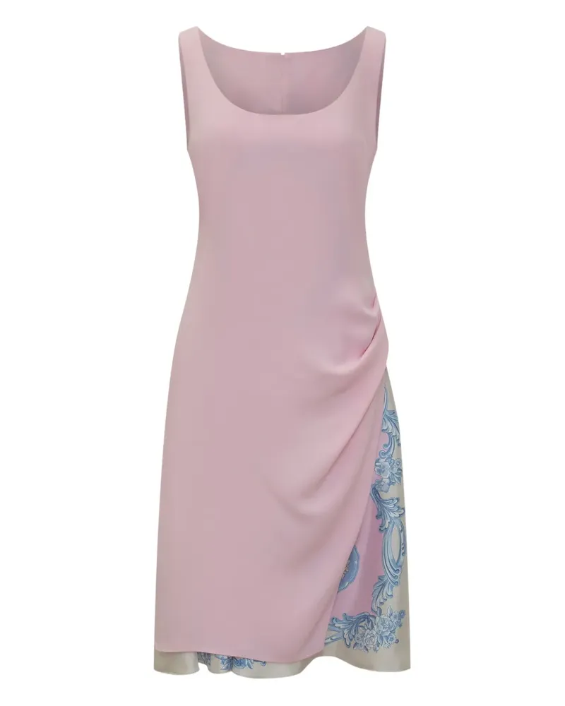 Versace Drapiertes Minikleid - Rosa Rosa