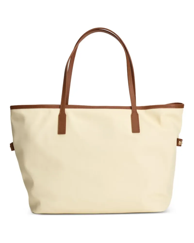 MC2 Saint Barth City logo-embroidered tote bag - Nude Nude