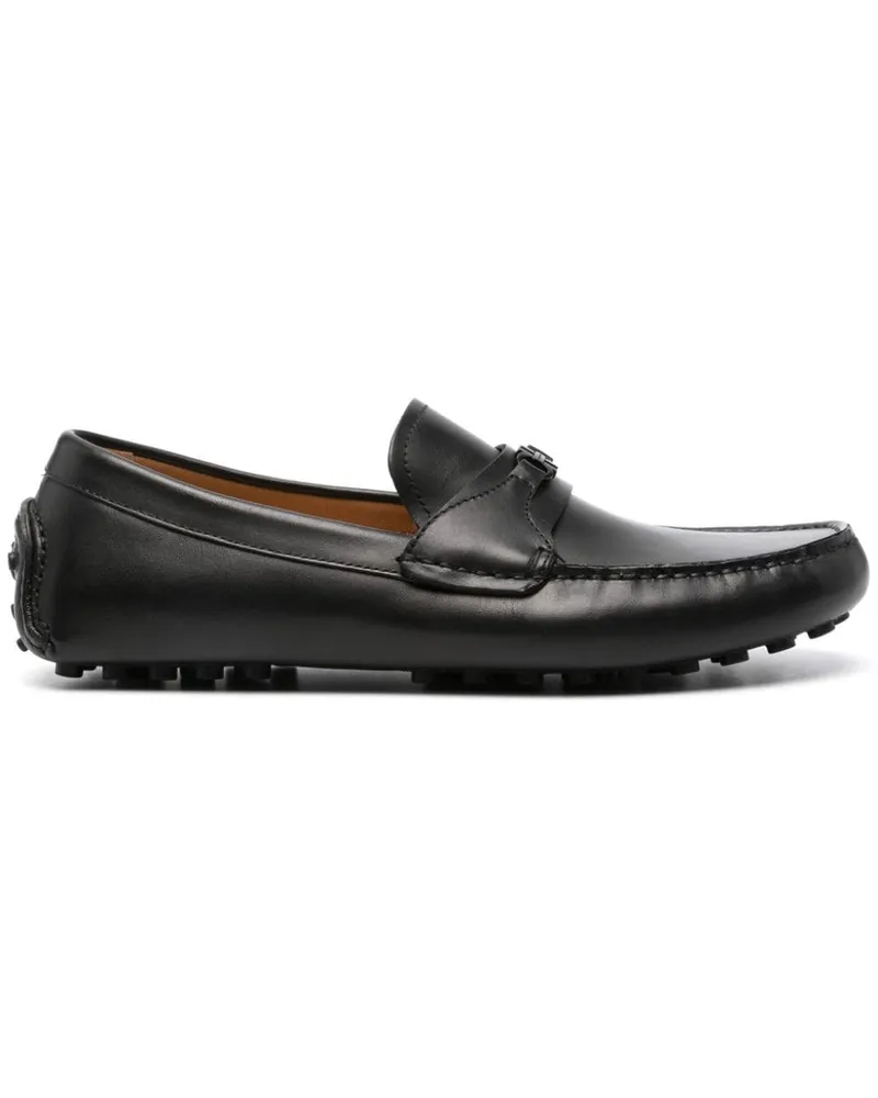 Ferragamo Loafer mit Gancini-Schild - Schwarz Schwarz