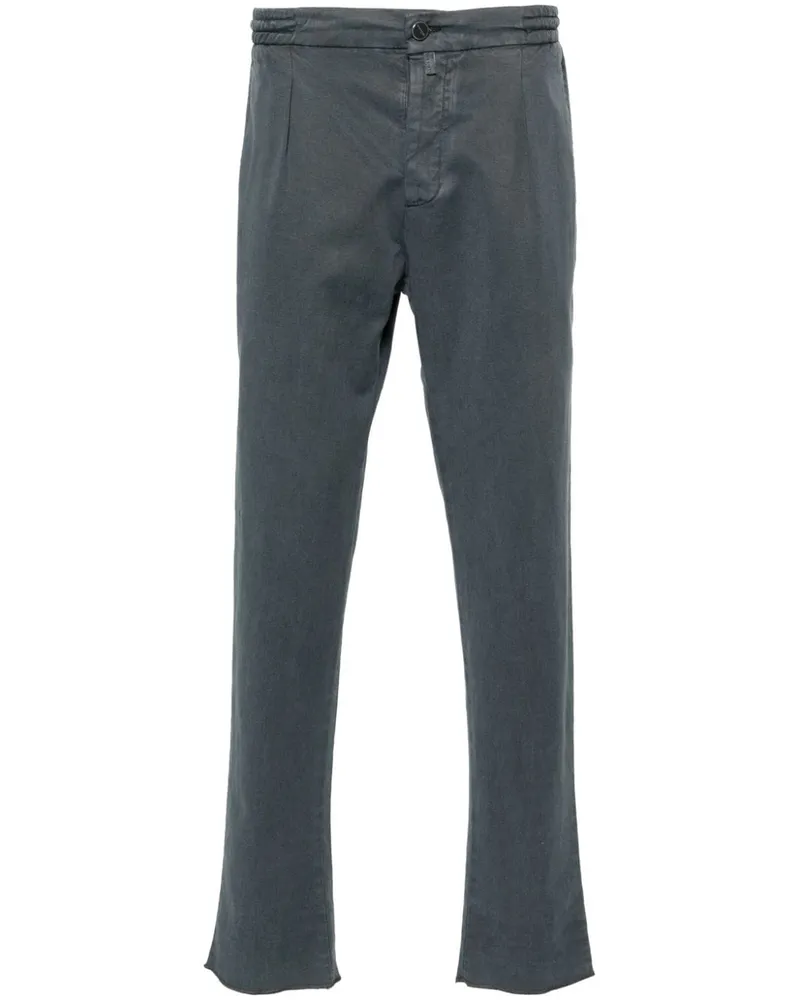 Kiton Up1lac Hose - Grau Grau