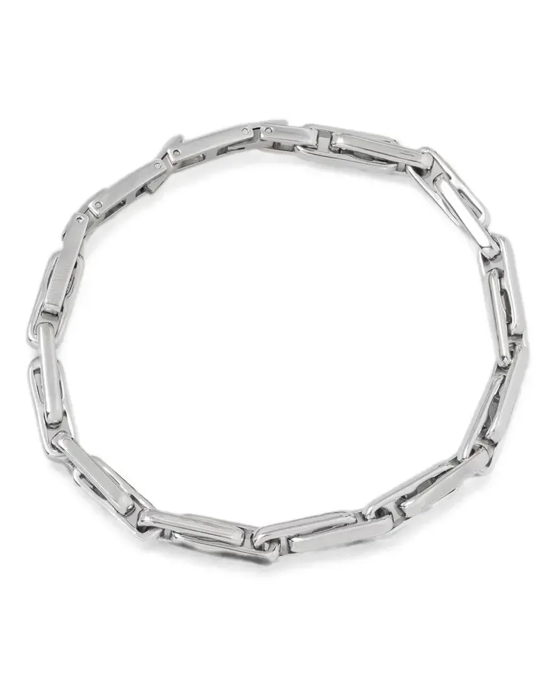 Trussardi link-chain bracelet - Silber Silber