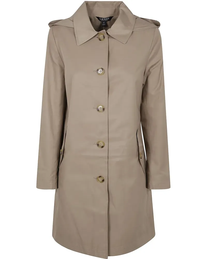 Ralph Lauren Einreihiger Mantel - Nude Nude
