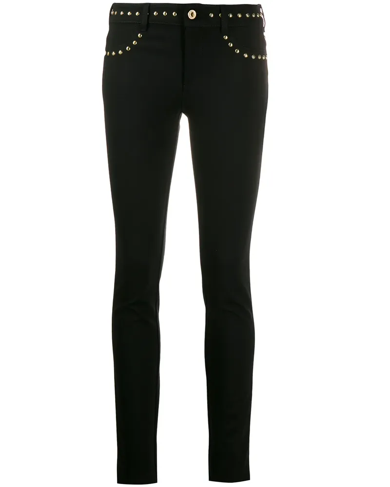 Versace Jeans Klassische Skinny-Hose - Schwarz Schwarz