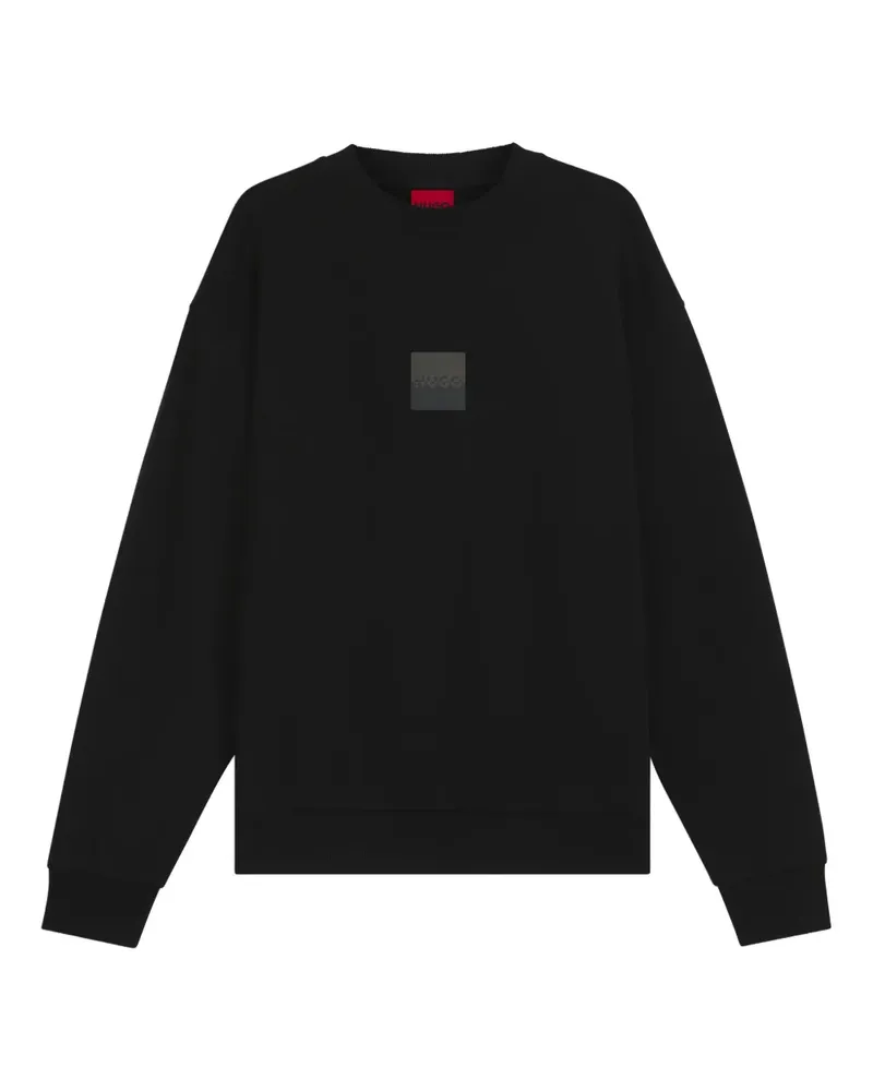 HUGO BOSS Sweatshirt mit Logo-Print - Schwarz Schwarz